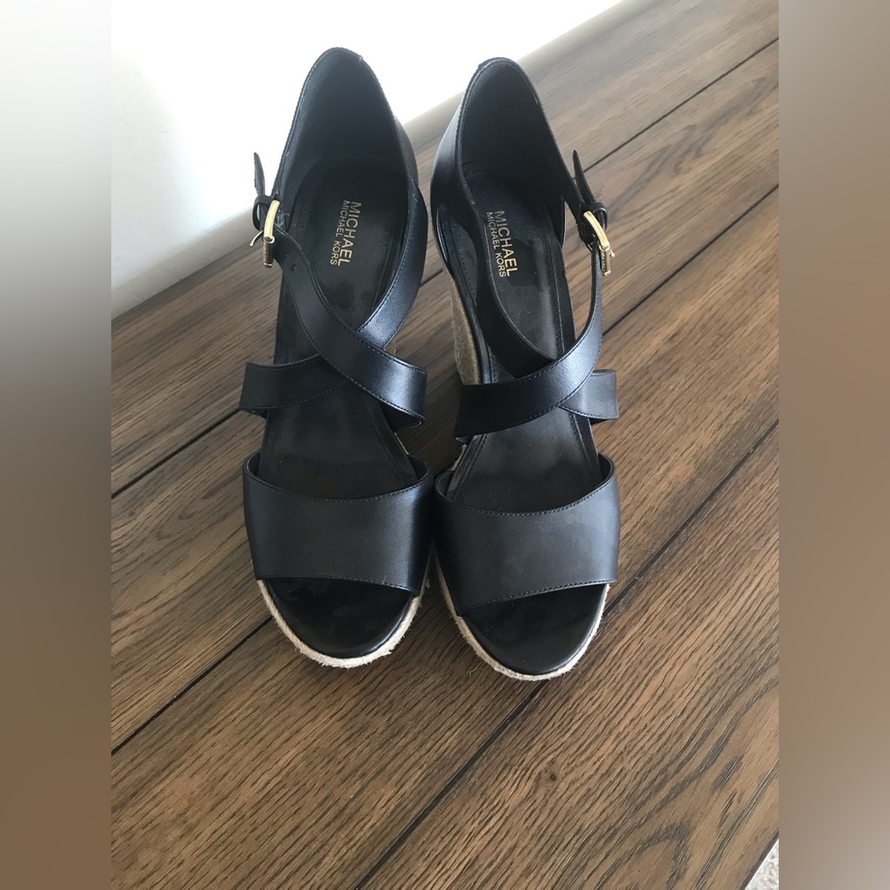 COPY - Michael Kors black wedges